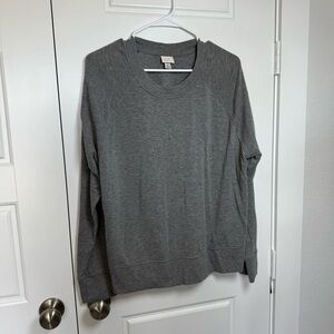 a new day Gray Crewneck Lightweight Sweatshirt